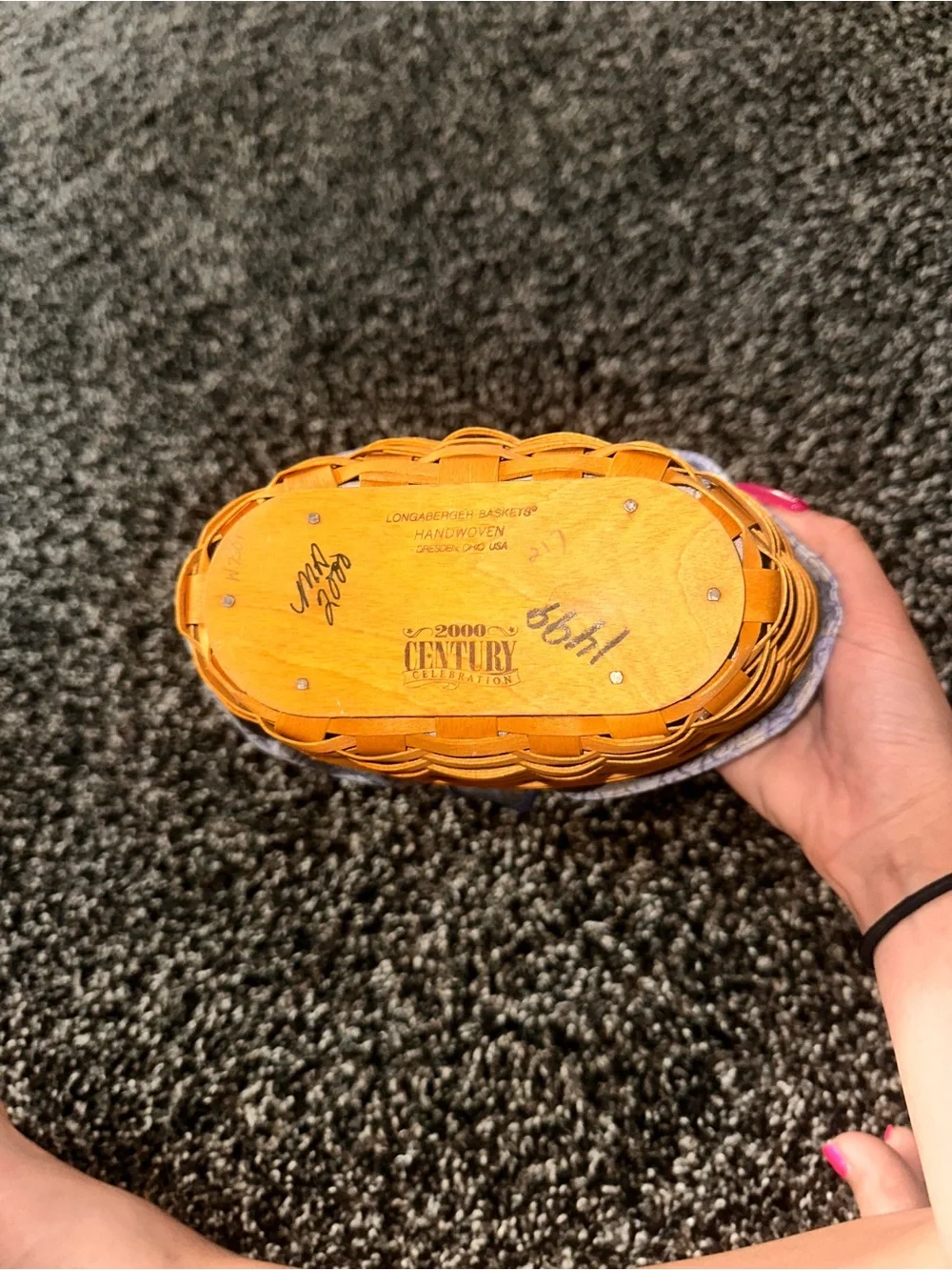 Longaberger 2000 Century Celebration Basket